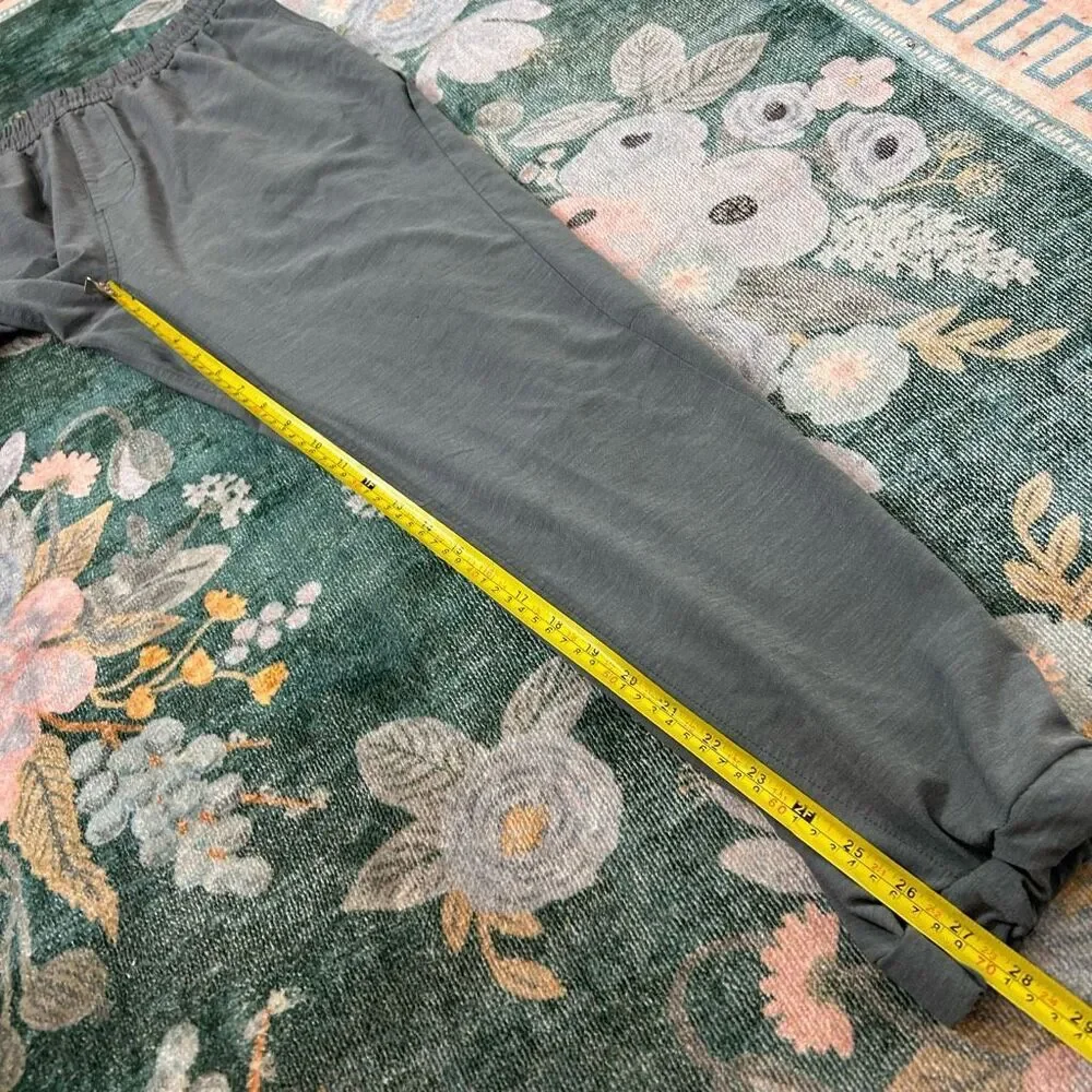 Prana Joggers Pants Large Men’s West Edge Stretch Blue Gray Organic Cotton Blend